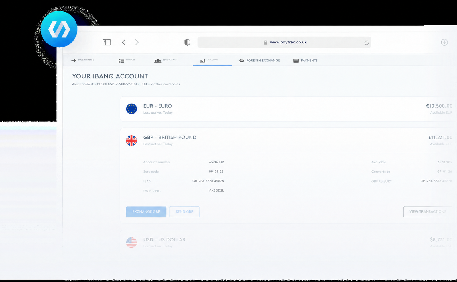 Payment solutions dashboard